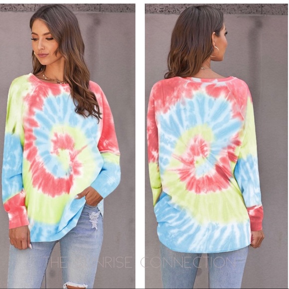 Tops - Tie Dye Long Sleeve Tee Shirt